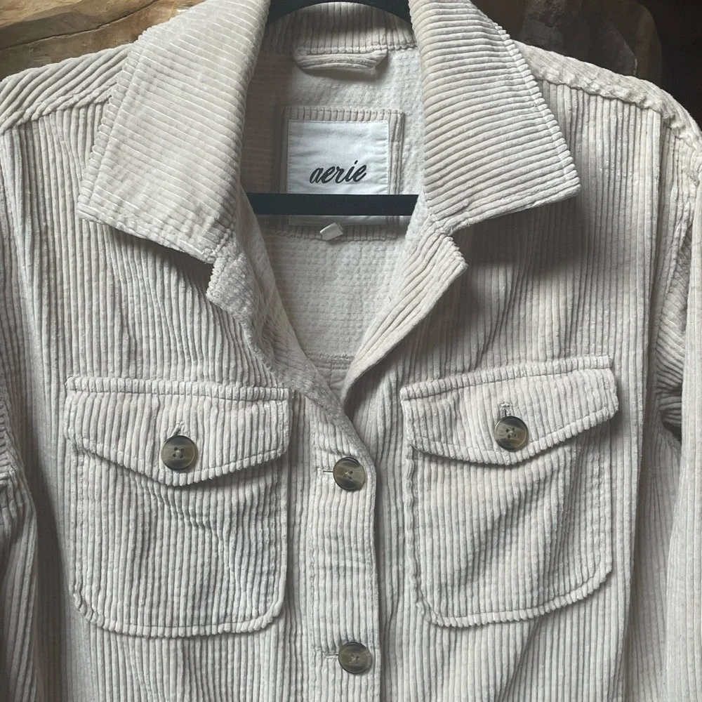 Aerie Corduroy Shacket - Picture 2 of 4